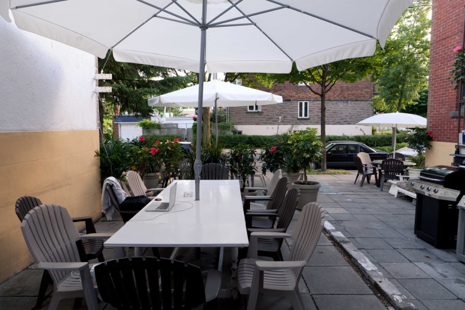 Vue depuis le garage